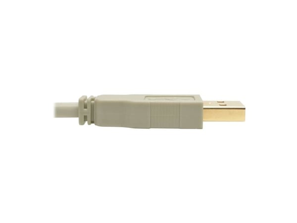Usb 2.0 A To B Cable (M/M),  Beige, 6 Ft. (1.83 M)
