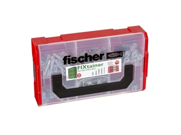 Fischer FIXtainer - Hält-Alles-Box, Muuriankkuri, Betoni, Metalli, Harmaa, Ruostumaton teräs, 50 kpl