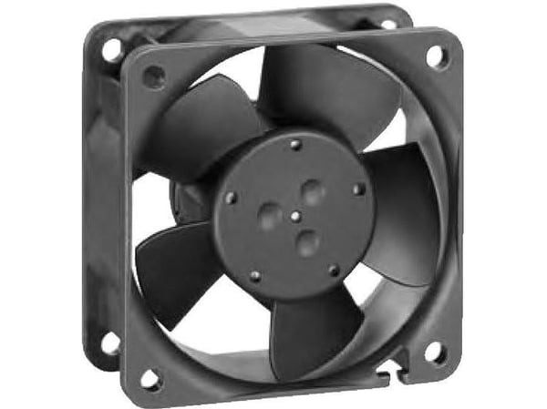 ebm-papst 614NGHH, Vifte, 6 cm, 6850 RPM, 56 m³/t, Sort