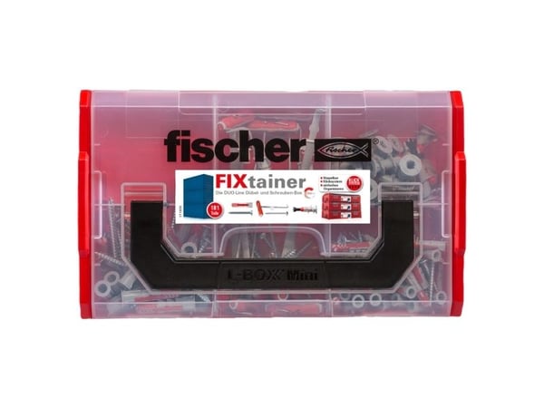 Fischer DUOLINE 181, Teräskiprokki, Betoni, Harmaa, 90 kpl, Laatikko