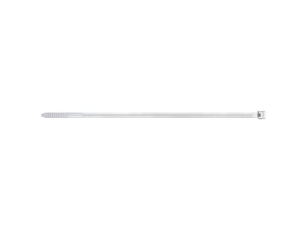 Fischer 37582, Stigeformet buntebånd, Nylon, Gjennomsiktig, -10 - 85 °C, 250 mm, 4,8 mm