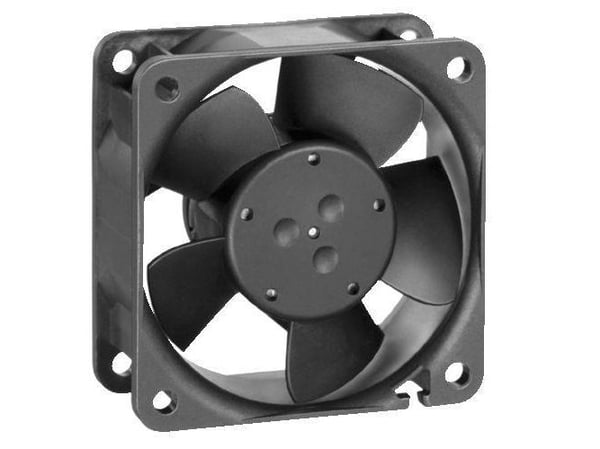 ebm-papst 614NH, Vifte, 6 cm, 5600 RPM, 46 m³/t, Sort