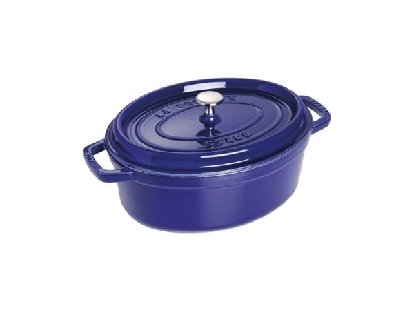 STAUB Soikea valurautapata 4,2 ltr sininen universaali