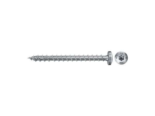 Fischer Power-Fast II 670440 Sponplateskruer 5 mm 60 mm T-profil galvanisert stål 100 stk (670440)