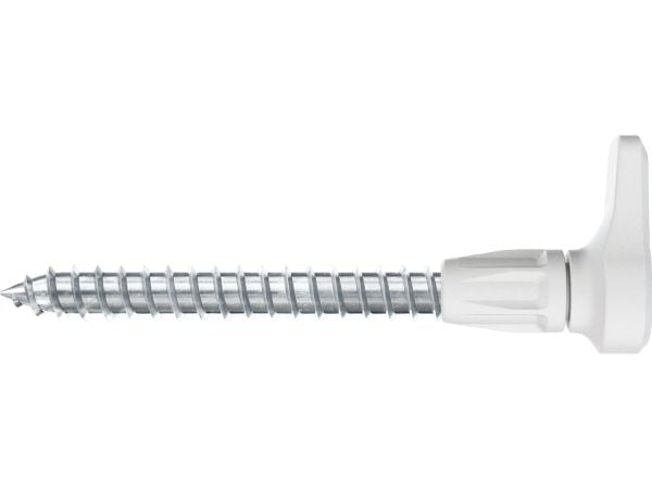 Fischer 563578, Kit med skruvkrok och väggplugg, Autoklaverad lättbetong, Tegel, Betong, Gipsskiva, Gipsskivor, Plast, Grå, Röd, Torx, TX25