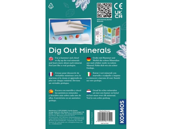 Arkeologisk sett Mineraler KOSMOS