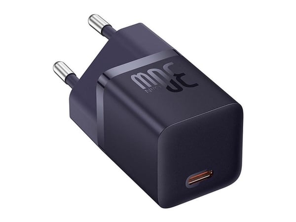 Baseus GaN5 30W Mini, Sisätila, AC, Purppura