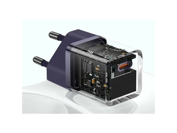 Baseus GaN5 30W Mini, Sisätila, AC, Purppura