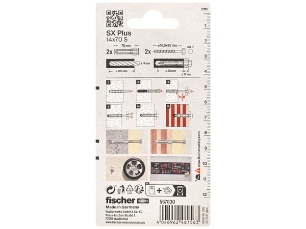Fischer 567830, 2 styck