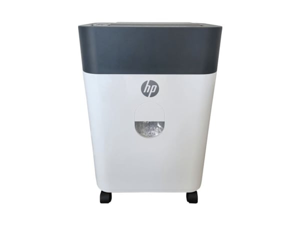 Hewlett Packard (HP) HP ONESHRED automatisk makuleringsmaskin 100CC hvit/grå