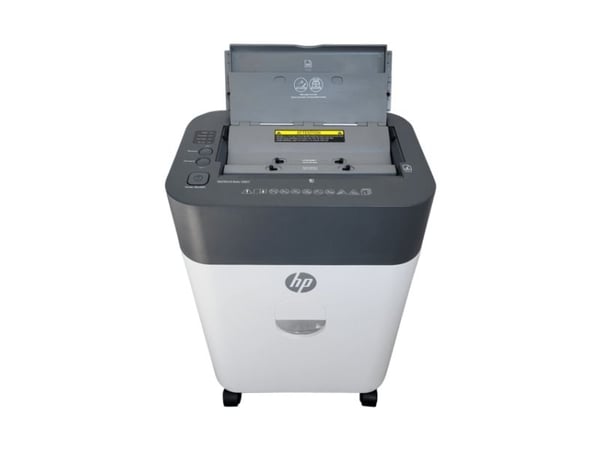 Hewlett Packard (HP) HP ONESHRED automatisk makuleringsmaskin 100CC hvit/grå