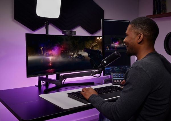 Elgato Wave Mic Arm Pro, Boom-mikrofonstativ, Skrivebordsmontering, Svart, Metall, 1/4", -50 - 70°