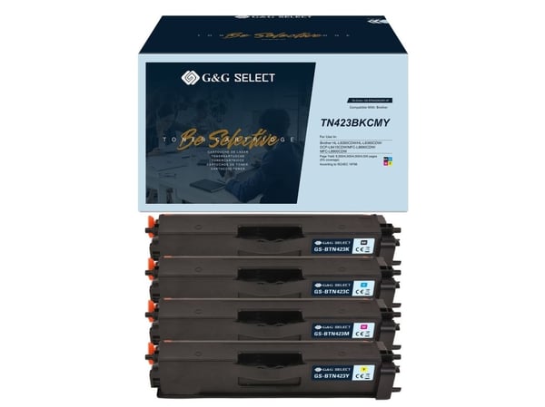 G&G 21144, musta, Syaani, Magenta, Keltainen, 4 kpl