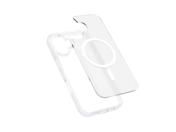 Crong CRGHMMIP1763WHT, Etui, Apple, iPhone 17, Hvit, Translucent