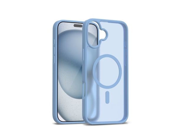 Crong CRGHMMIP1763MBL, Suojus, Apple, iPhone 17, Sininen, Läpikuultava