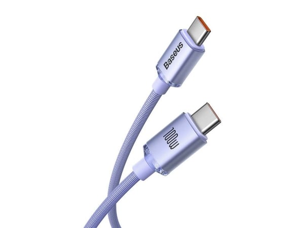 Baseus CAJY000705, 2 m, USB C, USB C, USB 2.0, 480 Gbit/sek, violetti