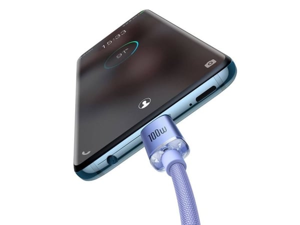 Baseus CAJY000705, 2 m, USB C, USB C, USB 2.0, 480 Gbit/sek, violetti
