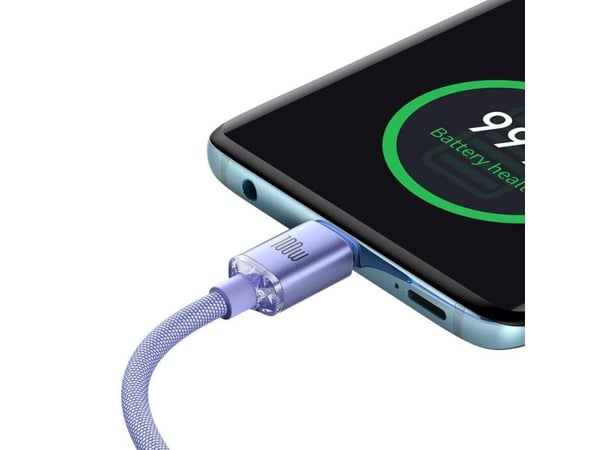 Baseus CAJY000705, 2 m, USB C, USB C, USB 2.0, 480 Gbit/sek, violetti