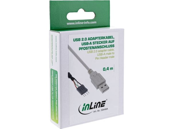 InLine 33440A, 0,4 m, Beige
