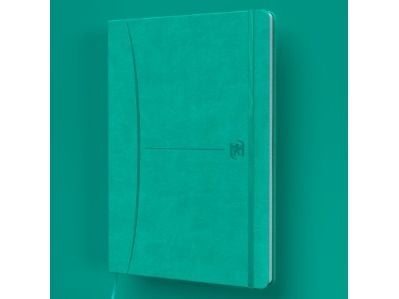 Oxford 400154948, Yksivärinen, Turkoosi, A5, 200 arkkia, Pisteruudukkopaperi, Kovakantinen