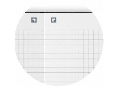 OXFORD Signature A5 notatbok, firkantet, svart, SCRIBZEE®