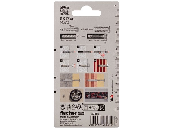 Fischer 567855, 4 stykker