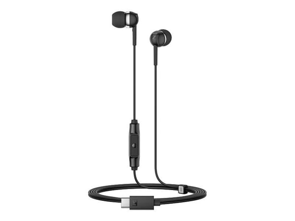 Sennheiser CX 80U - Hörlurar med mikrofon - inuti örat - kabelansluten - USB-C
