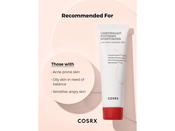 Cosrx - AC Collection Light Soothing Moisturising Cremeas 80 ml