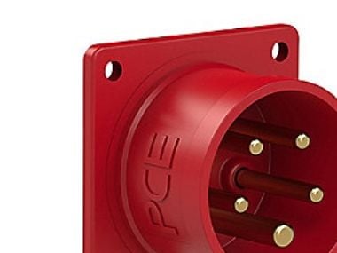 PCE CEE-laitepistokkeen laippa 5P 16A 400V, 615-6