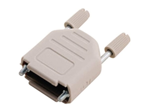MH Connectors MHDPPK9-LG-K 6353-0101-01 D-Sub poltall: 9 plast, metallisert 180° lys grå - 1 stk