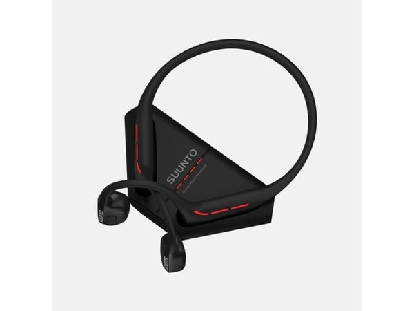 Suunto Wing 2 - Hodetelefoner med mikrofon - åpent øre - bak-nakken-montering - Bluetooth - trådløs - svart