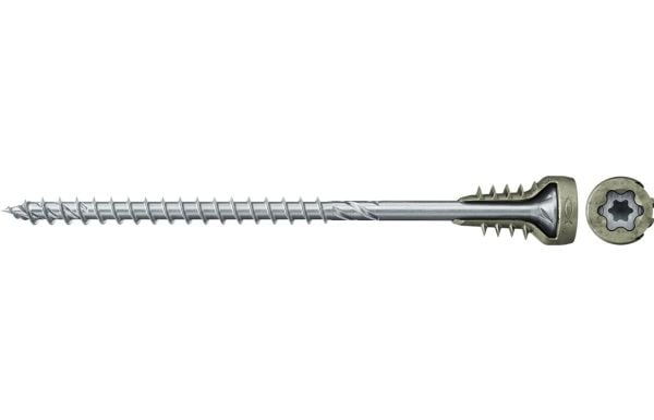 Fischer 558882, Ruuvi, Metalli, Puu, Osittainen kierre, Uppokanta, Torx