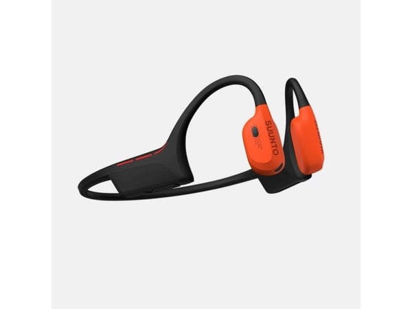 Suunto Wing 2 - Hodetelefoner med mikrofon - åpent øre - bak-nakken-montering - Bluetooth - trådløs - korallrød