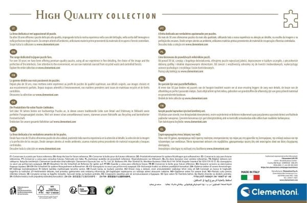 Clementoni 2000 pcs High Quality Wondering Around Paris, 14 vuosi/vuosia