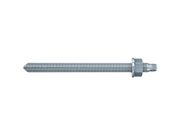 Fischer 535010, M12, Terästä, Täyskierteinen tanko, Sinkki, 1,4 cm, 120 mm