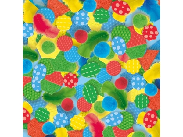 SES Creative Montessori - Sorting colours and materials, Pysselset för barn, 3 År, papper, Multifärg