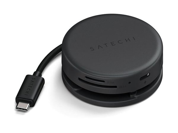 Satechi OntheGo Multiport Adapter - Telakointiasema - USB-C / USB 3.2 Gen 2 x 2 - HDMI - 1GbE