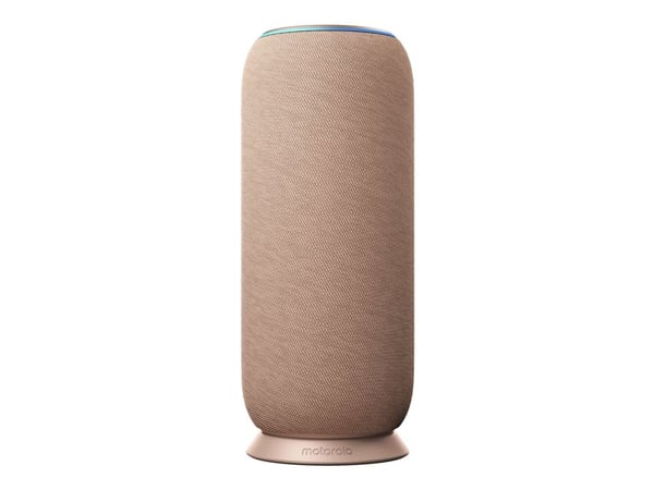 Motorola Moto sound flow - Høyttaler - for bærbar bruk - trådløs - Bluetooth, Wi-Fi - Appstyrt - 30 watt - toveis - pantone varm taupe