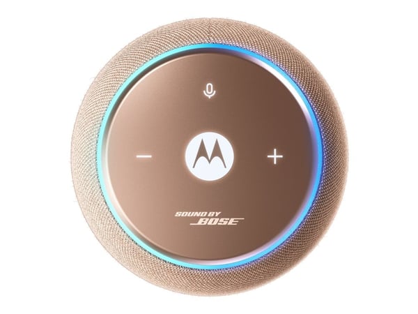 Motorola Moto sound flow - Høyttaler - for bærbar bruk - trådløs - Bluetooth, Wi-Fi - Appstyrt - 30 watt - toveis - pantone varm taupe