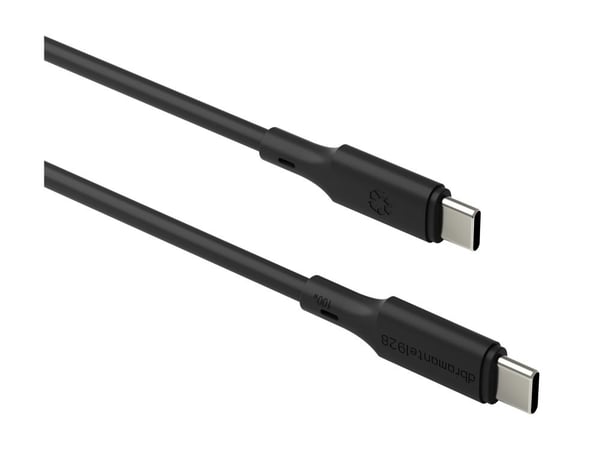 dbramante1928 IT - USB-kabel - 24 pin USB-C (hann) til 24 pin USB-C (hann) - 3 m - USB Power Delivery (100 W) - svart