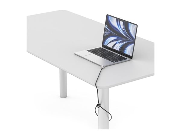 Compulocks Ledge Lock Adapter for MacBook Air 13" M2-M4 with Keyed Lock Silver - Sikkerhetssporlåsadapter - med nøkkellås - for Apple MacBook Air M2