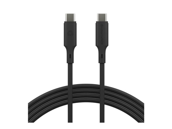 dbramante1928 IT - USB-kabel - USB-C til USB-C - 2 m - opp til 100W ladekraft - svart