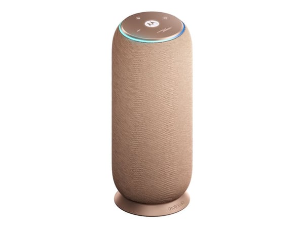 Motorola Moto sound flow - Høyttaler - for bærbar bruk - trådløs - Bluetooth, Wi-Fi - Appstyrt - 30 watt - toveis - pantone varm taupe