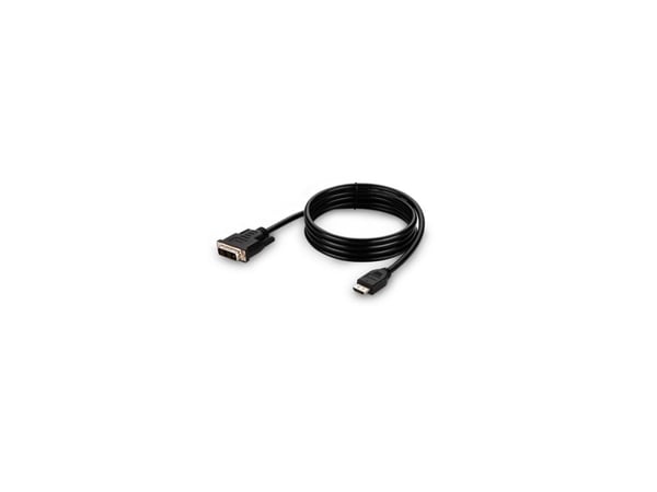 Belkin Secure KVM Combo Cable - Video- / USB / audio-kabel - TAA-samsvar - USB, minijakk, DVI-D (hann) til USB-type B, minijakk, HDMI (hann) - 1.83...
