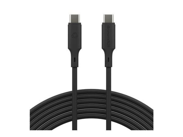 dbramante1928 IT - USB-kabel - 24 pin USB-C (hann) til 24 pin USB-C (hann) - 3 m - USB Power Delivery (100 W) - svart