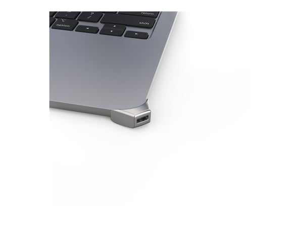 Compulocks Ledge Lock Adapter for MacBook Air 15" M2-M4 Silver - Sikkerhetslås - for Apple MacBook Air (15.3 tommer, I midten av 2023, M2)