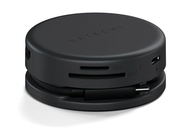 Satechi OntheGo Multiport Adapter - Telakointiasema - USB-C / USB 3.2 Gen 2 x 2 - HDMI - 1GbE