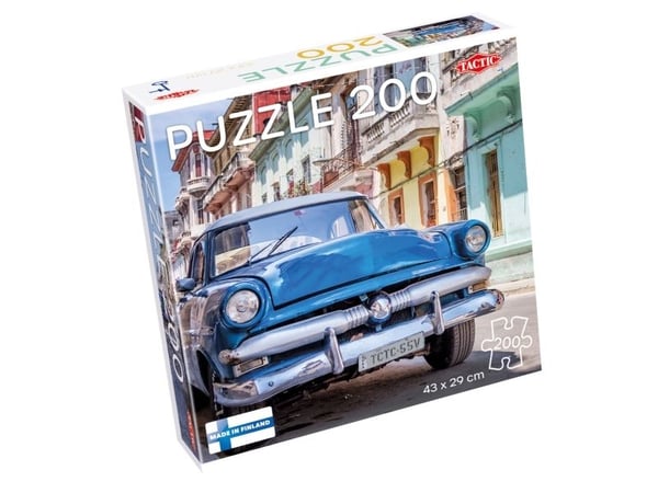 Tactic Puzzle Lovers Vintage Car in Havana 200 bitar
