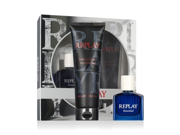 Replay-set Essential: Eau De Toilette + Essential hydrerande duschgel