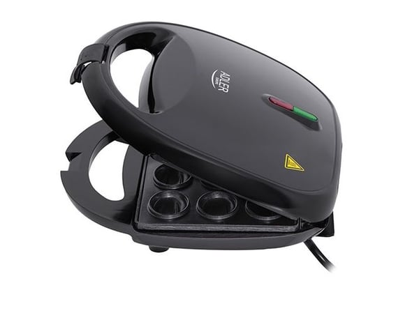 Adler AD 3071, 6 kjeks, 750 W, Svart, Rustfritt stål, 235 mm, 215 mm